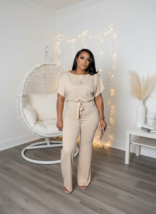 Kaia Apricot Jumpsuit