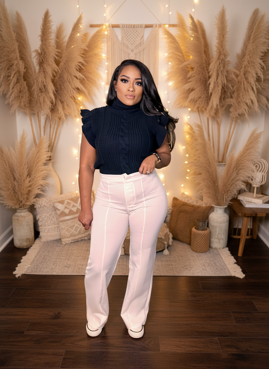 Raiia Knit Sweater Crop Top