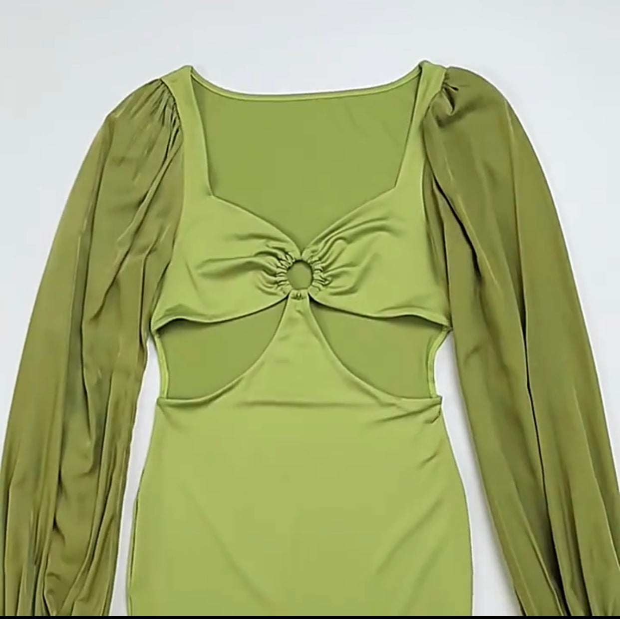 Kamealiia Lime Mini Dress