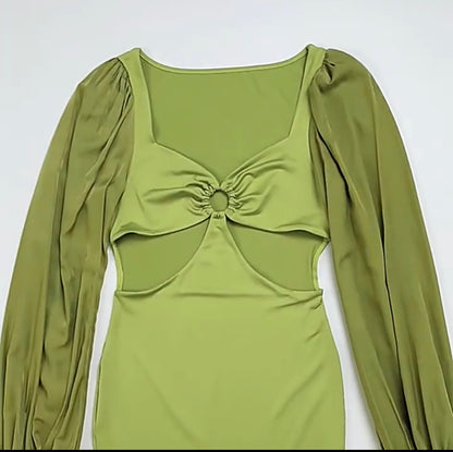 Kamealiia Lime Mini Dress