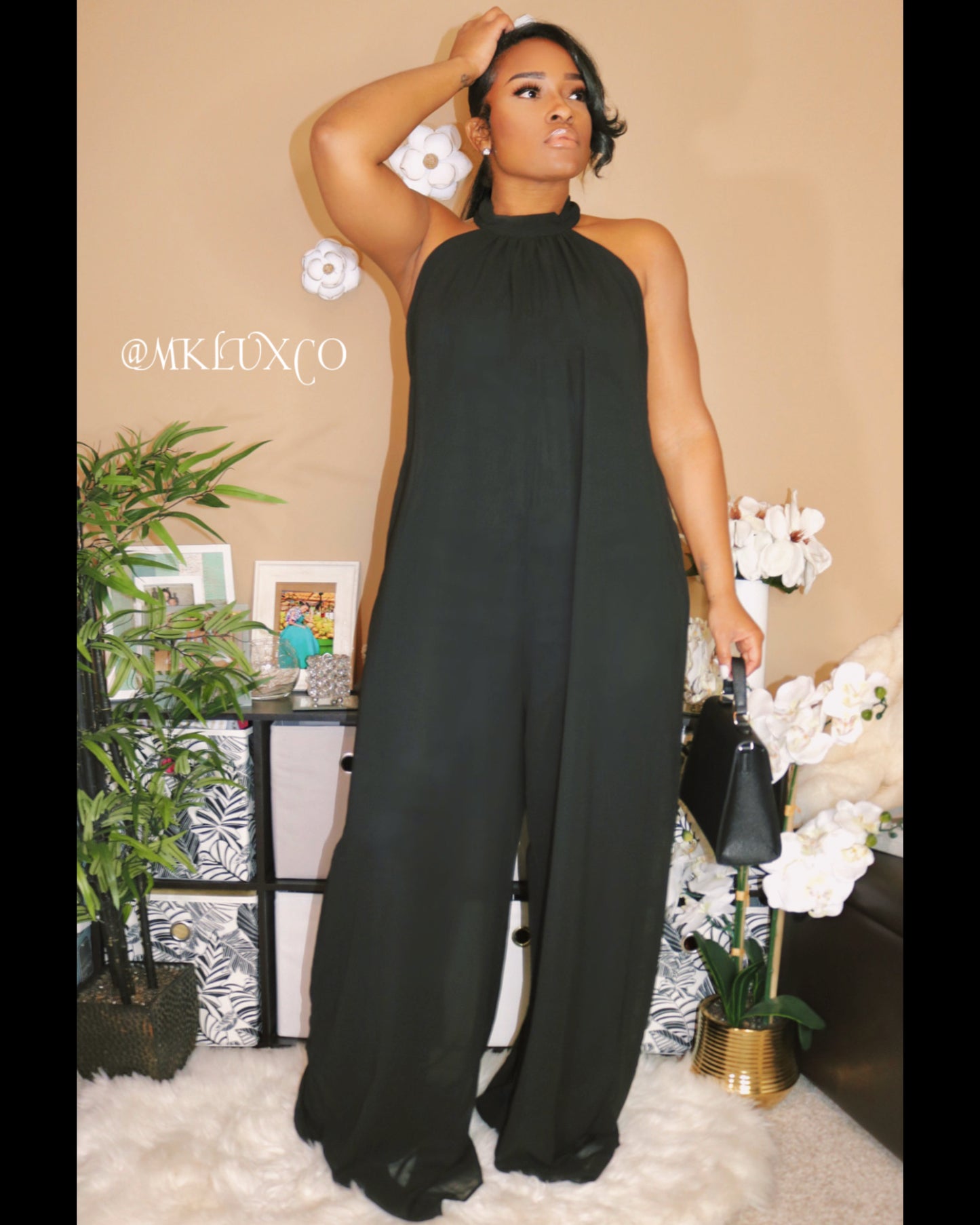 Nani Black Jumpsuit